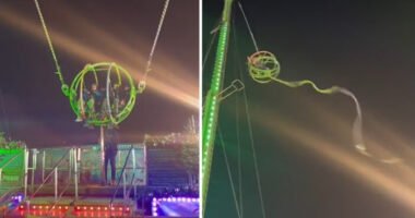 Rémisztő jelenetek a Winter Wonderlandben Londonban – kilövésnél elszakadt a bungee kötél az egyik legnagyobb attrakción