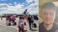 Nem szállhatott fel a Ryanair egyik angliai járatára egy fiatal srác egy 1 cm-es szakadás miatt