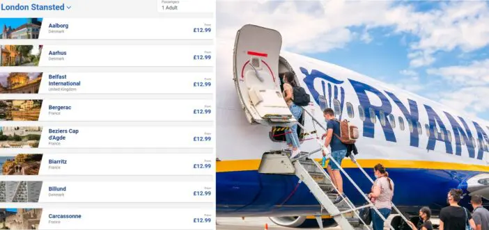 Hatalmas akció a Ryanair-nél, de már csak 1 napig: jegyek már 13 GBP-tól Nagy-Britannia és Magyarország közt és számos más európai városba 1