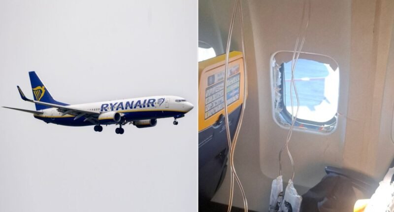 Kiderült, mi okozta a Ryanair járaton a horrorhelyzetet, ami miatt félig kirepült az ablakon az egyik utas menet közben