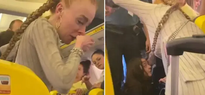 Verekedés tört ki a Ryanair egyik angliai járatán – rendőröket kellett hívni, az egyik nőnek még az orra vére is eleredt, akkorát kapott 1