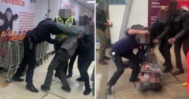 Egy vásárlóval verekedtek össze a Sainsbury’s dolgozói Londonban