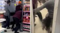 A Sainsbury’s alkalmazottai elkapták, a hátsó szobába vitték és összeverték az egyik bolti tolvajt Londonban