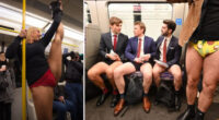 Ilyen a nadrág nélküli metrózás napja Londonban - képekben 2
