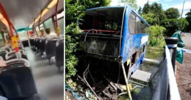 A diákok kiabáltak, hogy "meg fogunk halni" - kiderült miért zuhant folyóba az emeletes busz Angliában