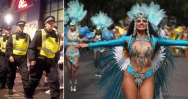 Egy nő gyereket szült, egy srácot pedig halálra késeltek a Notting Hill Carnival kellős közepén a tömegben Londonban – több, mint 200 embert tartóztattak le