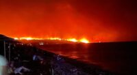 Hatalmas tűzvész pusztít Rodoszon: ezrével menekítik a szigetről az embereket, már magánhajók is besegítenek az evakuálásban 2