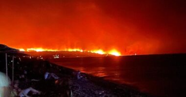 Hatalmas tűzvész pusztít Rodoszon: ezrével menekítik a szigetről az embereket, már magánhajók is besegítenek az evakuálásban 28