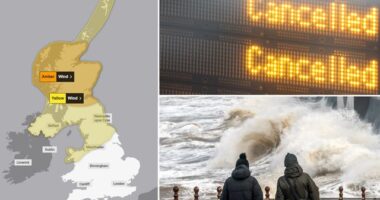 Floris vihar: extrém 170 km/órás szelet is mértek, járatokat töröltek, fennakadások és ezrek áram nélkül Nagy-Britanniában