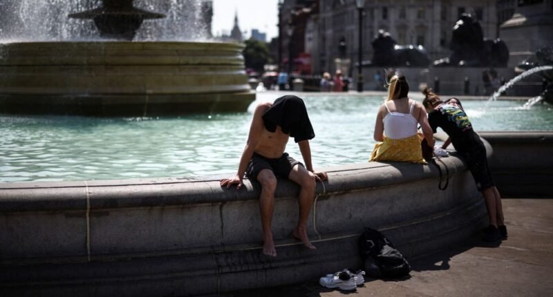 Életveszélyes hőségriasztás lépett életbe Londonban