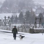 Leesett az első hó Nagy-Britanniában, és országszerte megérkezett a fagyos, téli hideg