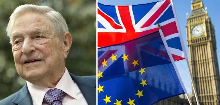 A magyar származású milliárdos Soros György nagy összeget adományozott a Brexit megbuktatására