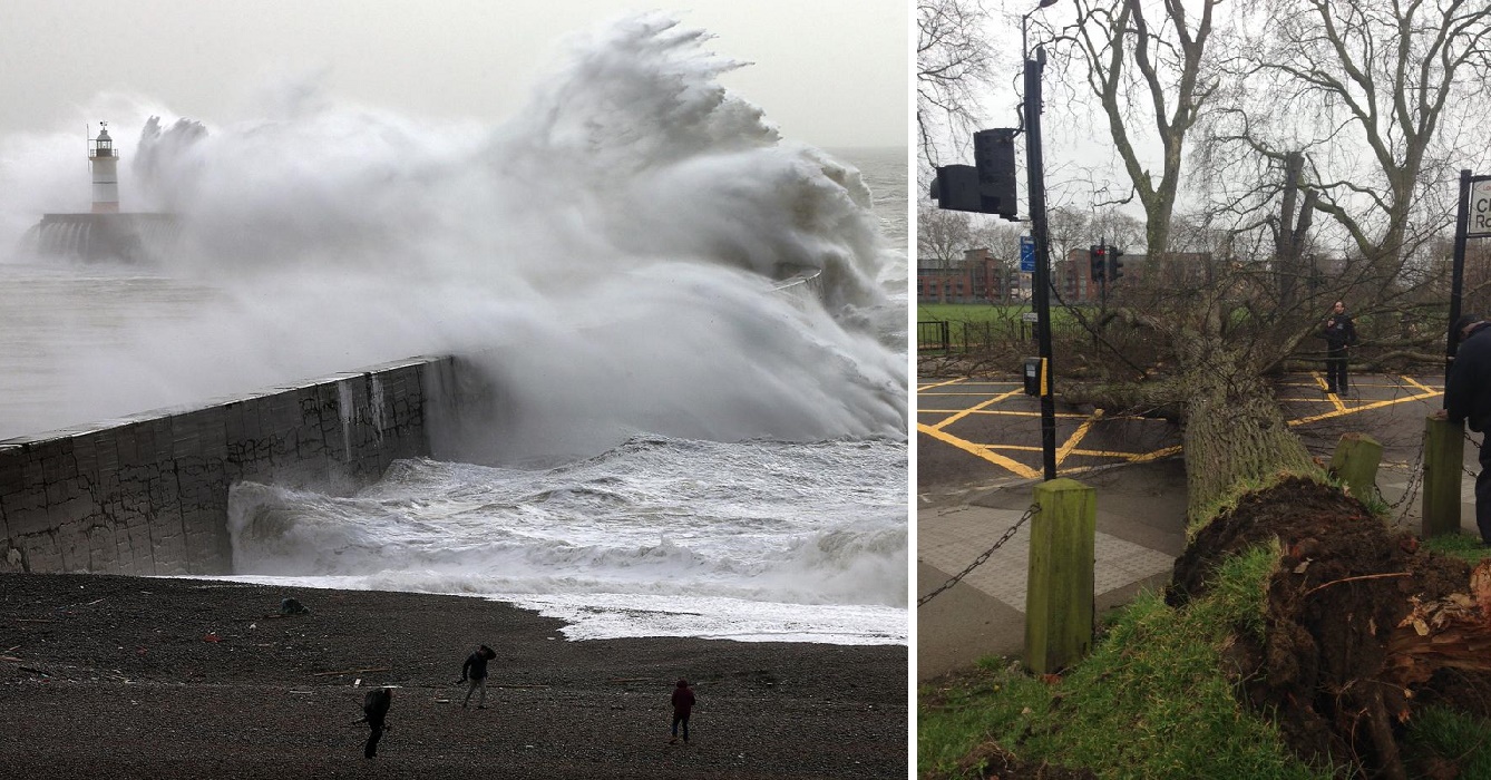 A Katie vihar tépázza Angliát: 1 kislány életét vesztette egy széllökés miatt 13