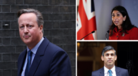Hatalmas fordulatok a brit kormányon belül: kirúgták a belügyminisztert és visszatér a volt miniszterelnök David Cameron