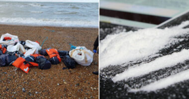 Hatalmas, 80 millió GBP (32 milliárd Ft) értékű kokainszállítmányt sodort partra a víz Angliában