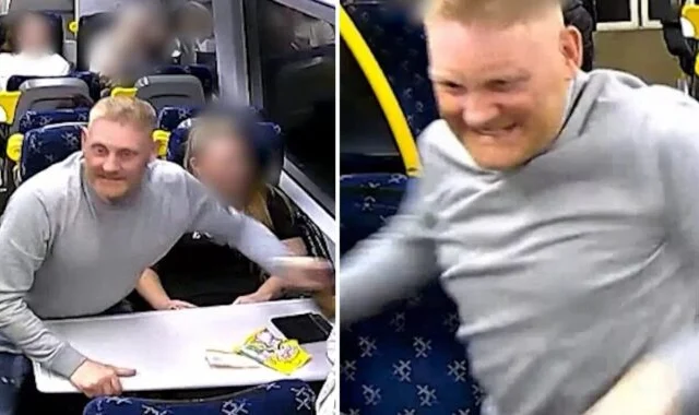 Terror a vonaton Nagy-Britanniában: Tízperces szóváltásból dühöngés és vérfürdő egy törött üveggel