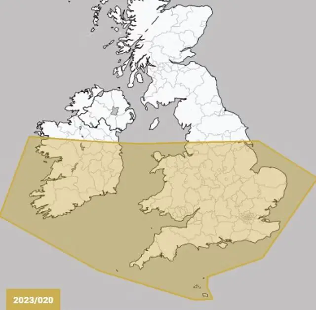 Tornádóriasztás lépett érvénybe Nagy-Britannia egy jelentős részén Londont is beleértve Tornádóriasztás lépett érvénybe Nagy-Britannia egy jelentős részén Londont is beleértve