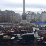 Londonban az egész Trafalgar Square I. világháborús helyszínné alakult egy jelenet kedvéért