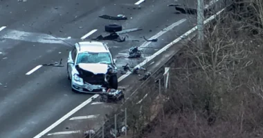 Horror autóbaleset az M25-ön Londontól nem messze