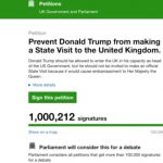 Petíció indult, és már 1 millióan aláírták, hogy az amerikai elnök ne jöjjön Nagy-Britanniába