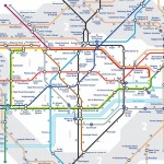 Az új londoni metrótérkép, ami mutatja hány perc sétára vannak a megállók egymástól