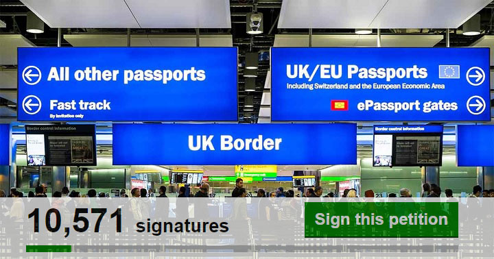 Már 10,000-en aláírták, hogy a Nagy-Britanniában élő EU bevándorlók gyorsított állampolgárságot kapjanak 2