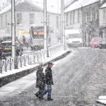 Leesett az első hó Londonban…