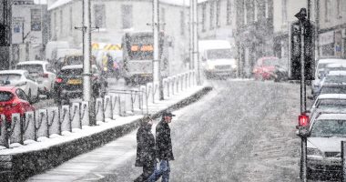 Leesett az első hó Londonban…