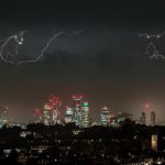 Hatalmas villámok London egén: a tegnapi vihar képekben