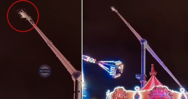 Ijesztő jelenetek a londoni Winter Wonderlandben: meghibásodott az egyik attrakció, az emberek több, mint 50 méter magasban rekedtek