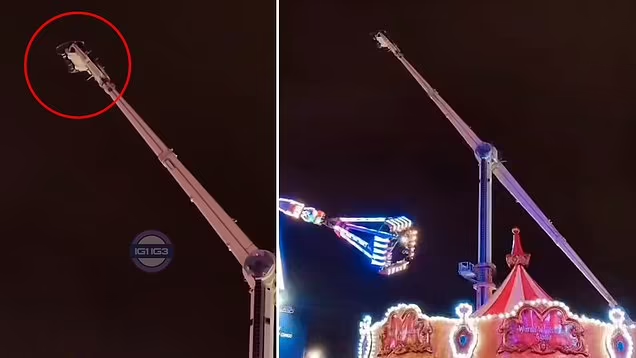 Ijesztő jelenetek a londoni Winter Wonderlandben: meghibásodott az egyik attrakció, az emberek több, mint 50 méter magasban rekedtek