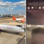 Levideózták az egyik poggyászkezelőt, amint brutálisan, izomból dobálta az utasok csomagjait a Wizz Air londoni járatán