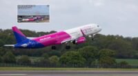 Hajszálon múlt a katasztrófa a lutoni repülőtéren egy Wizz Air járaton - 168 ember volt a gépen